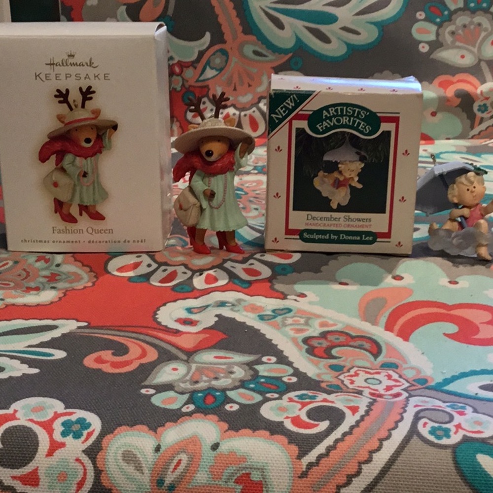 2 Hallmark ornaments